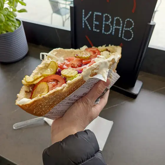 Kebab w bułce