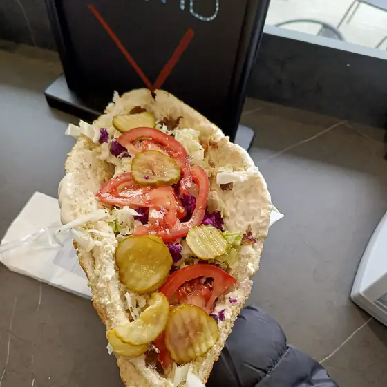 Pita przy tablicy KEBAB